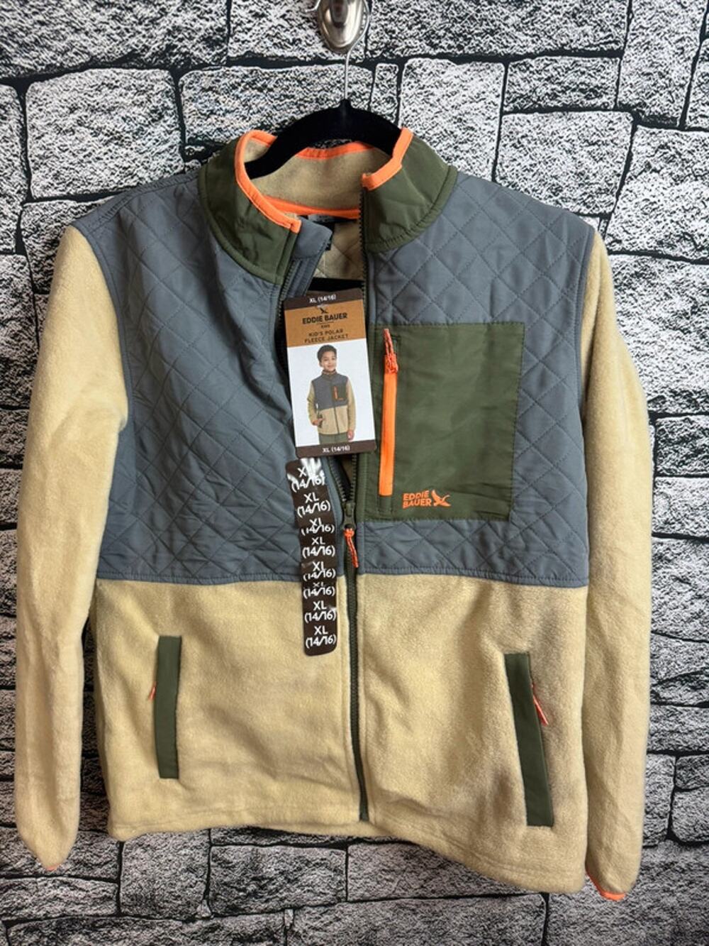 NWT Kids Eddie Bauer Polar Fleece Jacket - XL (14/16)